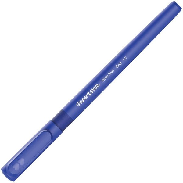 Paper Mate Pen, Ballpoint, Write Bros, 1.0mm, 12/DZ, Blue PK PAP2124506